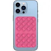 Rixus RXPH40L Suction Cup Mirror Phone Holder Rose Red
