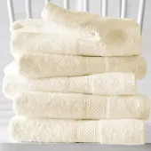 De Witte Lietaer Handdoek Helene Cream (Set van 6)