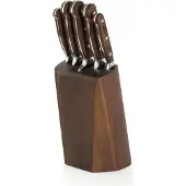 Richardson Sheffield Virtuose – Messenblok met 5 Keukenmessen – Acaciahout- 13/0 Messenstaal – Sterk, Duurzaam & Betrouwbaar