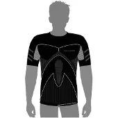 Massi Thermetic Evolution Carbon Korte Mouwen Basislaag Zwart XL Man