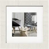 Walther design Home - Houten lijst - Fotoformaat 40x40 cm - Polair Wit