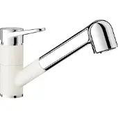BLANCO Wega-S II chroom/silgranit-wit
