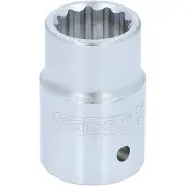 Ks Tools 9113528 911.3528 Twaalfkant Verwisselbare kop 22 mm 22 mm 3/4