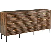 Beliani KEITH - Ladekast - Donkerbruin - MDF