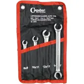 Condor werkzeug Set van 4 Inch Open Ringsleutels 5/16"-11/16"