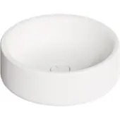 Salenzi Waskom idilla 42 cm rond mat wit