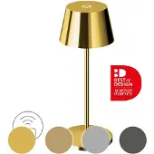 Villeroy & Boch | Seoul Micro RC| Goud geborsteld | oplaadbare tafellamp |