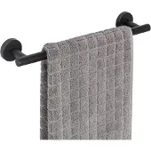 Wenko 24972100 – Handdoekstang Bosio 40 cm RVS mat zwart