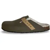 Nae Vegan Shoes Huisschoenen 'Levu' lichtbruin / olijfgroen
