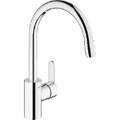GROHE Eurostyle Cosmopolitan keukenkraan uittrekbare kraanuitloop Chroom
