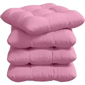 vidaXL Zitkussens 4 st Stof Roze 45 x 45 x 12 cm