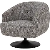 Tower Living - Barga draaifauteuil ted - wit/grijs