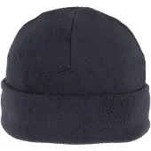 K-Up Gerecycleerde muts van fleece met omslag KP884 - Navy - 51 cm