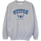 Disney Meisjes Lilo en Stitch Collegiaal Sweatshirt (Sportgrijs)