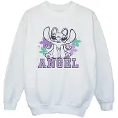Disney Meisjes Lilo & Stitch Engel Sweatshirt (Wit)