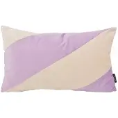 NOVÉE Velvet swirl lila/crème | 30 x 50 cm | kussenhoes | fluweel/polyester