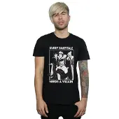 Disney Heren Elk sprookje heeft een schurk nodig Katoenen T-shirt (Zwart)