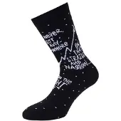 Cinelli The Right Foot Socks Zwart EU 43-46 Man