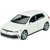 Welly Volkswagen Golf 8 GTI Modelauto Wit Metaal 1:34 Nieuw
