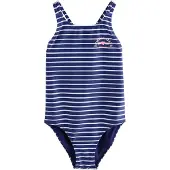 Next Badpak navy / rosé / wit