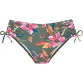 LASCANA Bikinibroek blauw / olijfgroen / oranje / pink