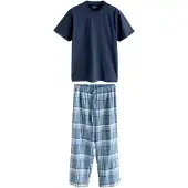 Next Pyjama lang blauw / navy / wit