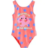 Next Badpak blauw / zalm roze / donkeroranje / fuchsia
