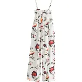 Next Jumpsuit pastelgroen / rosé / wijnrood / wit