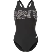 Arena Badpak 'GRAPHIC V BACK' zwart / zilver