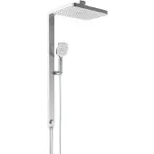 Schutte LA PALMA Hoofddouche-Set | Chroom/wit – 60685