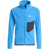 Adidas Functionele fleece jas blauw / zwart