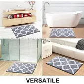 Karma Zachte badkamermat met antislip onderkant - 40x60 cm