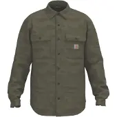 Carhartt Rugged Flex Canvas Fleece, shirt/textiel jasje ,Donkergroen/Olijf (Gp5) ,L