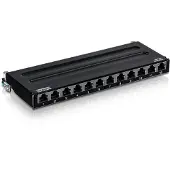 Trendnet TC-P12C6AS Patchpaneel, 12-poorts Cat.6a afgeschermd voor wandmontage