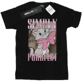 Disney Meisjes Aristokatten Marie Simply Purrfect Hommage Katoenen T-Shirt (Zwart)