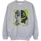 Disney Meisjes Lightyear Buzz Tech Panel Sweatshirt (Sportgrijs)