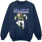 Disney Meisjes Lightyear Buzz Sprong naar Actie Sweatshirt (Marineblauw)