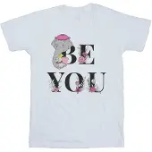 Disney Meisjes Dumbo Be You Katoenen T-Shirt (Wit)