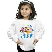 Disney Meisjes Mickey Mouse Vrienden Sweatshirt (Wit)