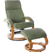 Notio Living Lille Ligstoel + Kruk Groen
