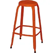 Hobby Hall Iron-Barkruk - 74 cm - Rood Metaal