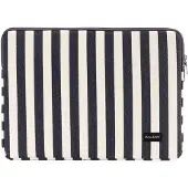 Bombata Versilia Universele Laptophoes Sleeve - Gestreept - 15 inch / 15.6 inch / 16 inch - Blauw