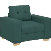 vidaXL Sofastoel Donkergroen 100x78x80 cm Stof