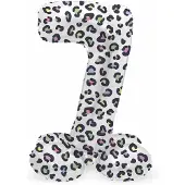 Folat - Staande folieballon Cijfer 7 Bright Panther - 72 cm