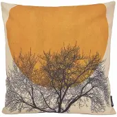 Gek op kussens! Sierkussen moon & tree | 45 x 45 cm | katoen/linnen