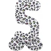 Folat - Staande folieballon Cijfer 5 Bright Panther - 72 cm