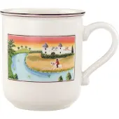 Villeroy & Boch 6x Villeroy & Boch Ontwerp Naif, Kopje, Veelkleurig