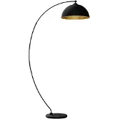 LINDBY Vloerlampe , Jonera, Zwart, Woonkamer, Metaal, Jong wonen