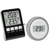 SmartaSaker Palma 30.3067.10 Zwembadthermometer Zwart