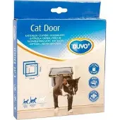 Duvo+ kattenluik my home wit - 19 x 19,7 cm